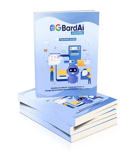 Google Bard AI PLR eBook cover showing digital download and resell rights for AI poetry tool
