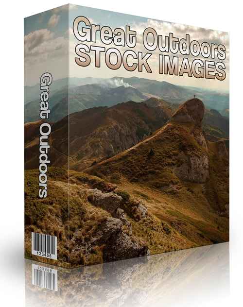 Great outdoor royalty-free stock photo set for commercial use with resell rights