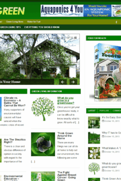 Green Living PLR Blog