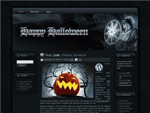 Halloween Sorceress WP Theme with Master Resale Rights for WordPress websites