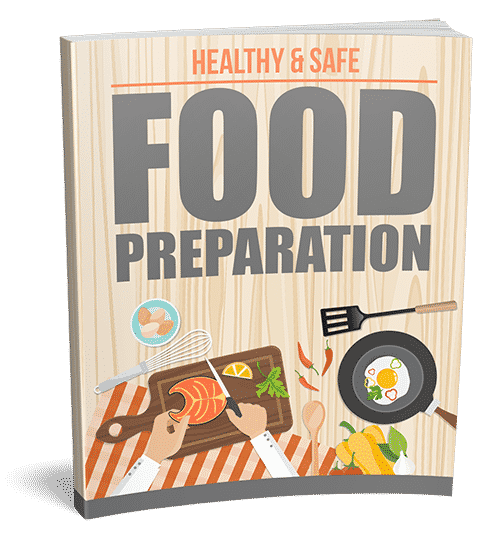 Healthy and safe food preparation eBook with PLR MRR resell rights digital download guide