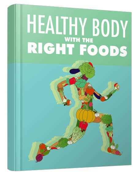 Healthy body with right foods digital PLR MRR resell guide weight management