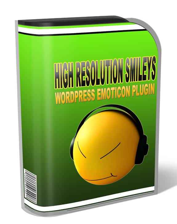 High resolution smileys WordPress plugin digital download with PLR resell rights