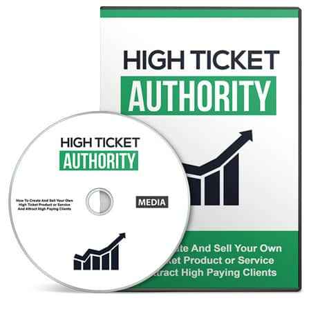 High Ticket Authority Gold PLR MRR package with video tutorials and resell rights