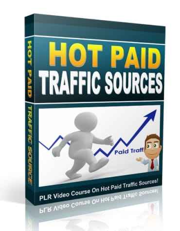 Hot Paid Traffic Sources video course with PLR MRR for driving traffic to your website