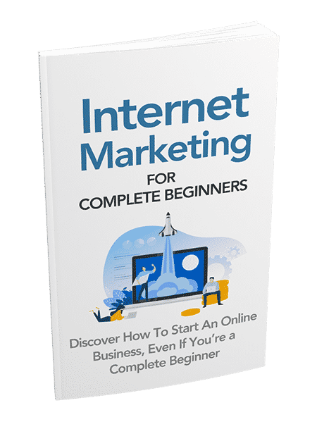Internet marketing eBook for beginners with digital download and PLR/MRR resell rights