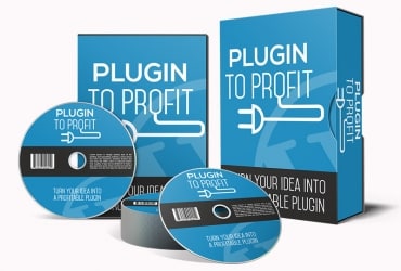 WordPress plugin PLR MRR course cover image showing digital resell product guide