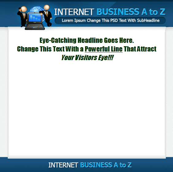 Internet Business A to Z Template – PLR digital download resell rights blueprint