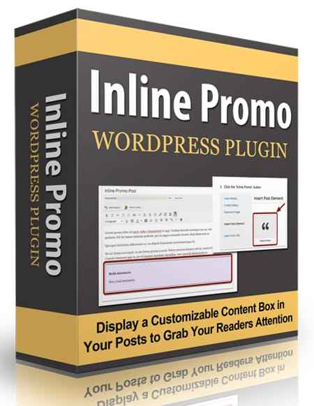 Inline Promo WordPress plugin - hands-free limited-time offer management with PLR/MRR resell rights