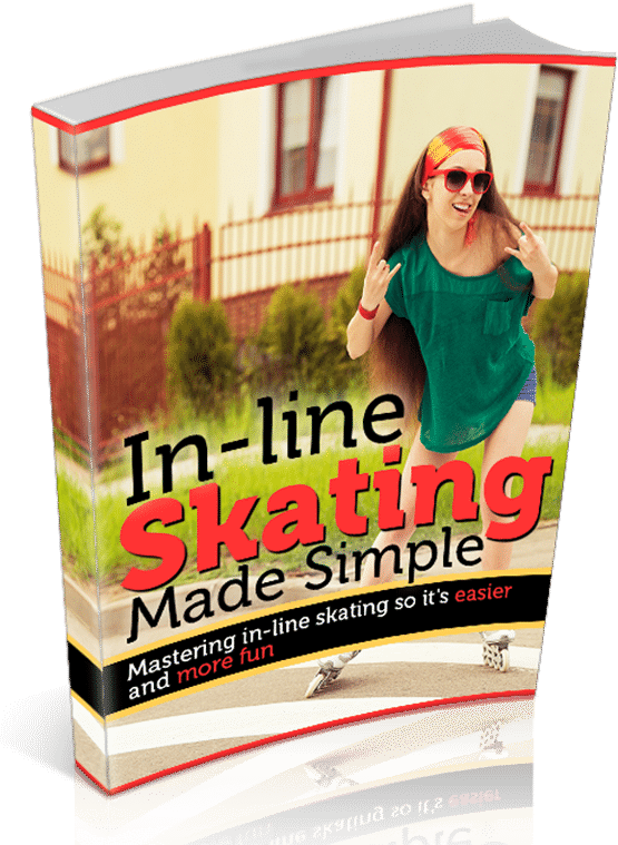 Inline skating made simple guide cover digital download with PLR MRR resell rights