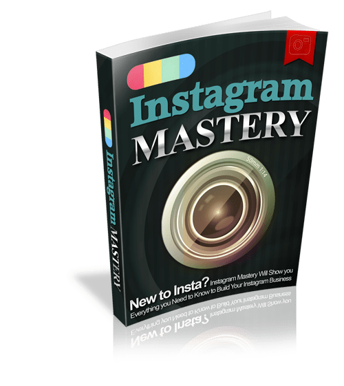 Complete Instagram Mastery PLR digital eBook cover showing Instagram logo and mastery concept
