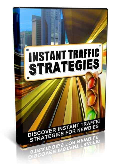Instant Traffic Strategies digital video course with PLR MRR resell rights for driving website traffic