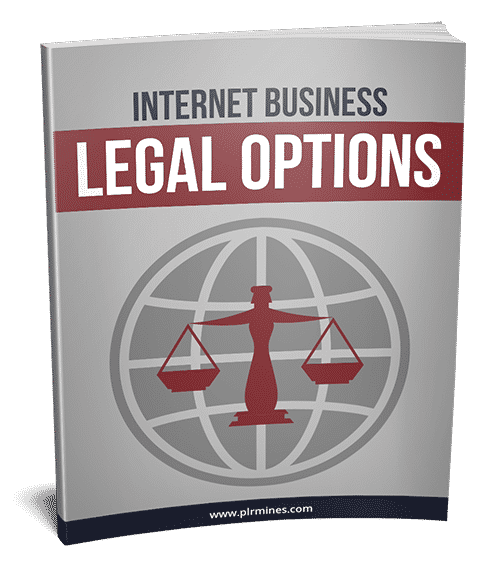 Internet marketing legal PLR eBook cover – digital download for resell rights and business legal strategies
