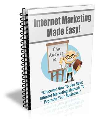 Internet Marketing Made Easy digital PLR newsletter with marketing tips and strategies