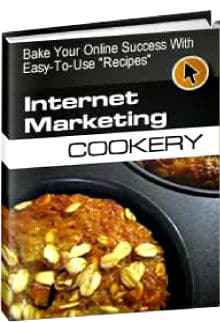 Internet Marketing Cookery Parts 1 and 2 digital ebook with PLR rights for reselling