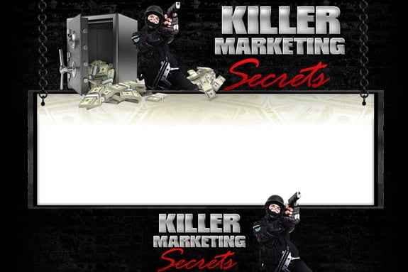 Killer Marketing Secrets Template digital download with PLR and MRR resell rights for marketers