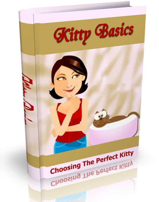 Digital guide for choosing the perfect kitten with PLR and MRR resell rights for cat lovers