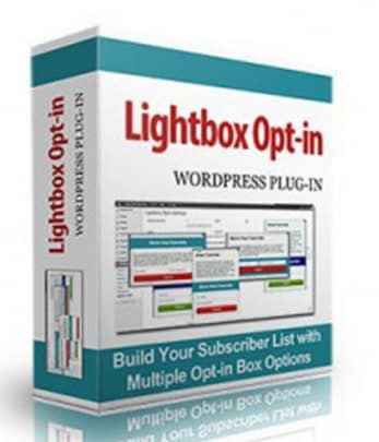 Lightbox Popup Opt-in Plugin with PLR MRR rights for email list building