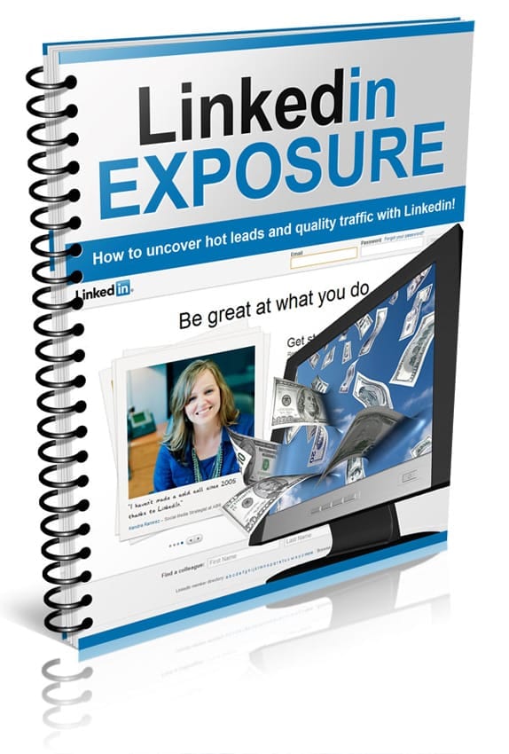 Digital LinkedIn exposure report with PLR/MRR resell rights for networking and branding success