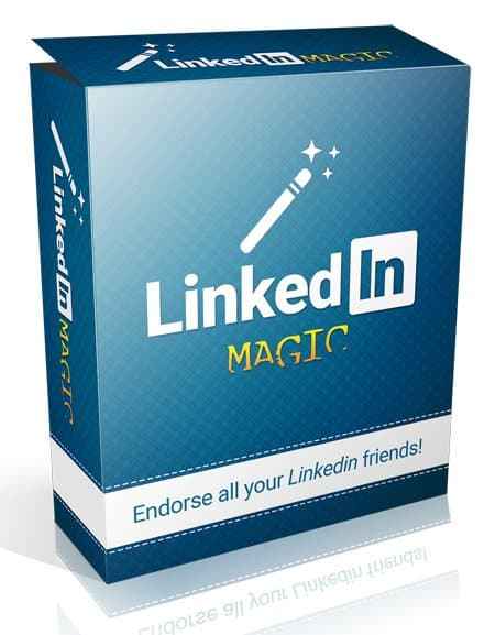 LinkedIn Magic tool for automated endorsements, digital product with resell rights