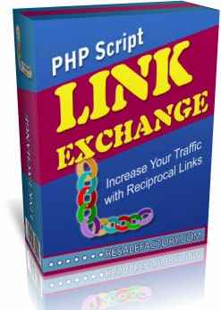 Reciprocal link exchange software - PHP MySQL script with PLR/MRR for boosting traffic and PageRank