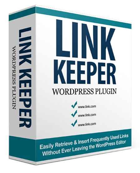 Link Keeper WordPress plugin interface showing link management dashboard for bloggers and site owners
