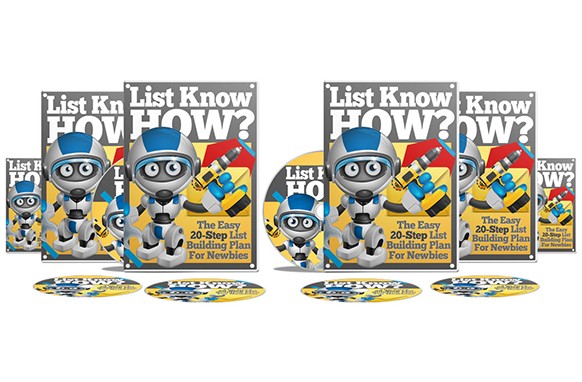 List building training course with PLR and MRR resell rights video tutorials and graphics