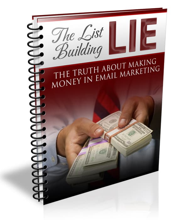 Email marketing myth debunked in List Building Lie PLR report with squeeze page automation tips