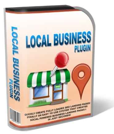 Local business SEO landing page WordPress plugin with PLR resell rights