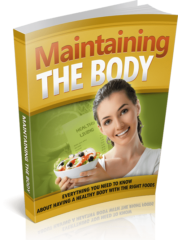 Maintaining The Body - healthy eating guide with PLR MRR rights digital download