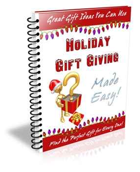 Holiday gift ideas digital guide with PLR resell rights – instant download