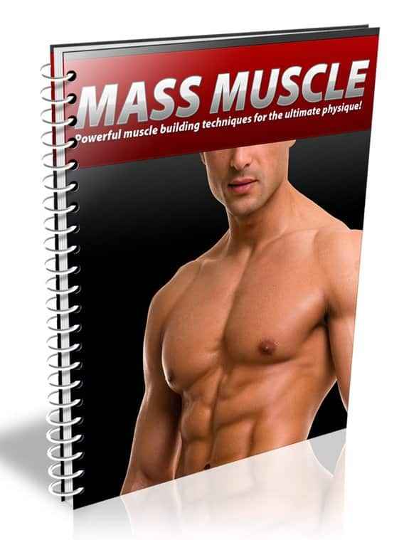 Mass Muscle digital download with PLR MRR resell rights for building muscle mass quickly