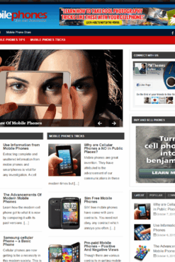 Mobile Phones PLR Blog