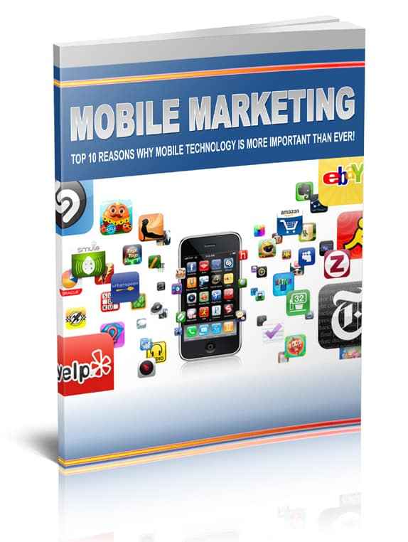 Mobile marketing technology report cover image showing smartphone and tablet graphics