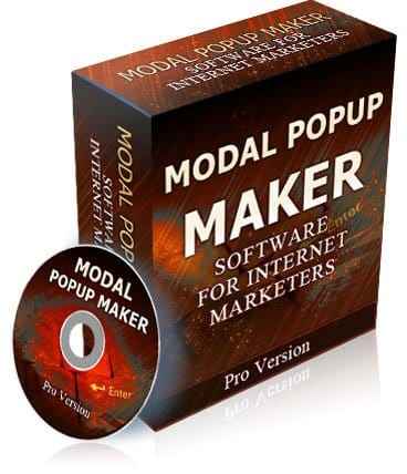 Modal Popup Maker - an ideal popover creator for PLR and MRR resell rights
