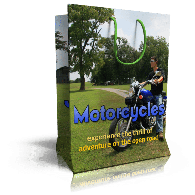 Motorcycles Theme WordPress digital download with PLR resell rights