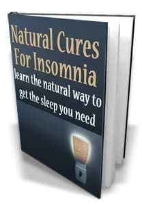 Natural Cures For Insomnia digital guide with PLR MRR resell rights for restful sleep