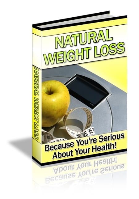 Natural weight loss PLR guide – digital ebook with resell rights for sustainable fat burning