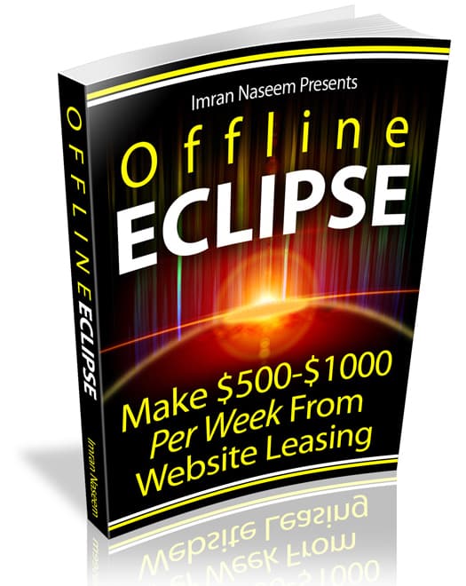 Offline Eclipse report showing step-by-step website leasing method for local business owners