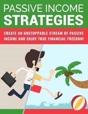Passive income strategies PLR ebook showing wealth-building tips for digital resellers