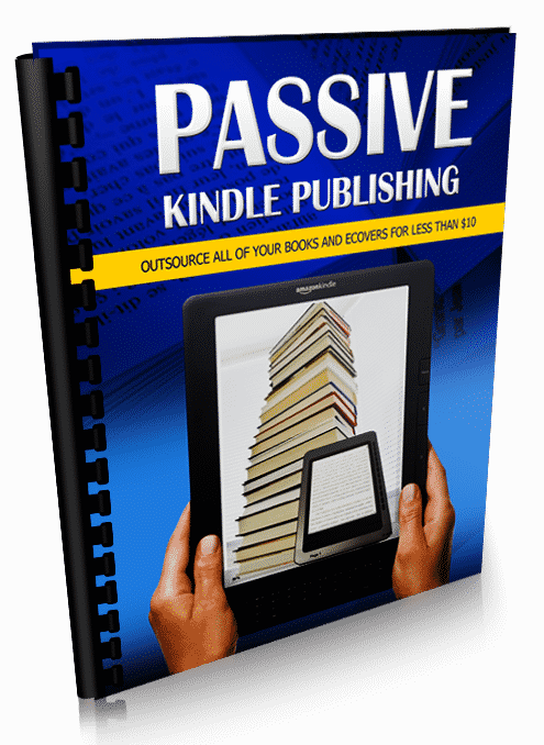Passive Kindle Publishing digital guide with PLR MRR resell rights for building passive income streams