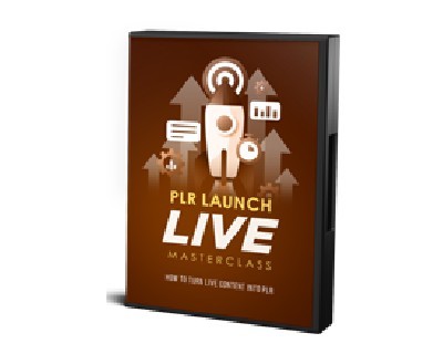 PLR launch live masterclass video training with resell rights for digital product launches
