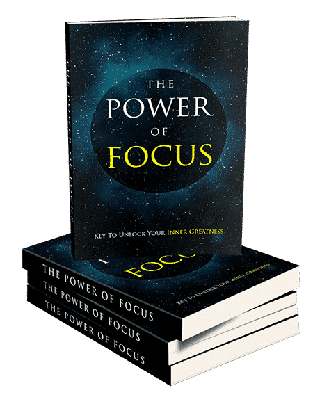 Original image of Power of Focus guide with concentration and productivity keywords