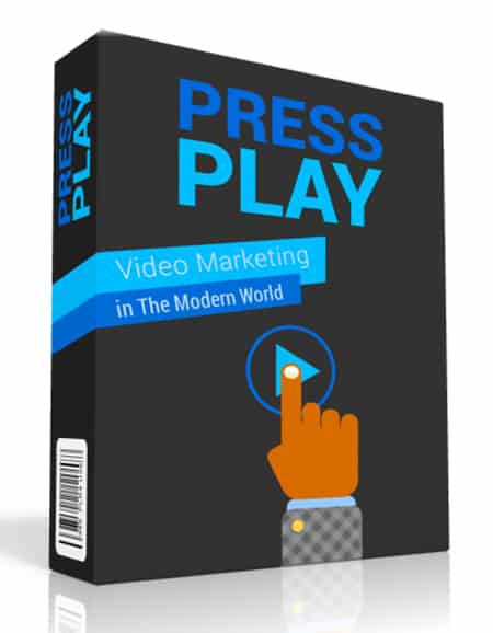 Press Play digital video marketing guide with PLR MRR resell rights