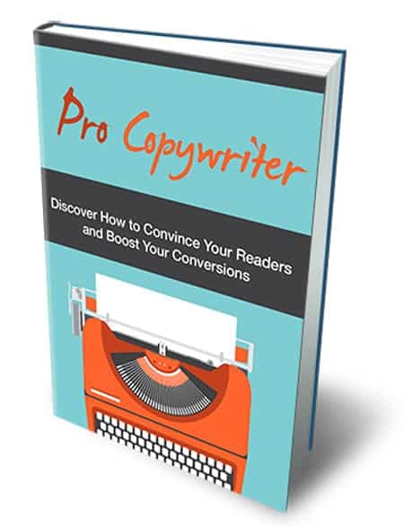 Digital copywriting PLR MRR guide ebook cover image showing persuasive writing techniques