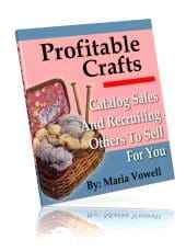 Profitable Crafts digital download guide with PLR MRR resell rights for hobbyists designing projects like a professional