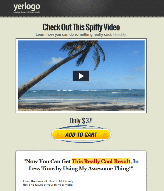 Pro Marketing Templates - Video Squeeze Page PLR Digital Download with Resell Rights