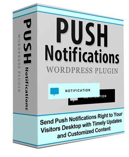 Push Notifications Plugin for WordPress with PLR MRR rights to retain readers