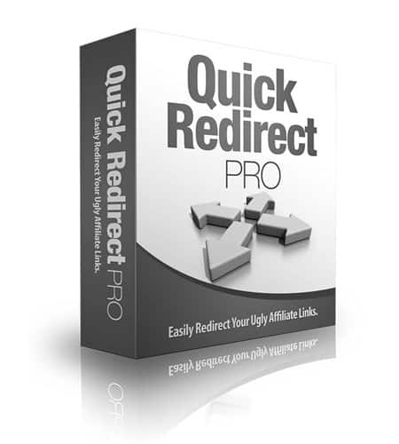 Quick Redirect Pro software for affiliate link redirection with PLR rights
