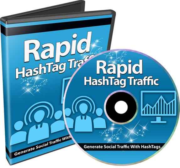 Rapid HashTag Traffic course showing Twitter and Facebook hashtag strategies for social media growth